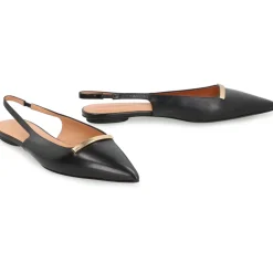 Ballerina Sko^Tod's Ballerinaer med spids tå og slingback Sort
