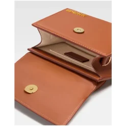 Bæltetasker<Jacquemus Bambino Mini Flap Bag Brun