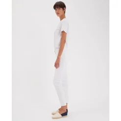 Jeans^Ines de la Fressange Paris Bambus slim fit e bomuldsjeans x Notify Hvid
