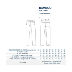 Jeans^Ines de la Fressange Paris Bambus slim fit e bomuldsjeans x Notify Hvid