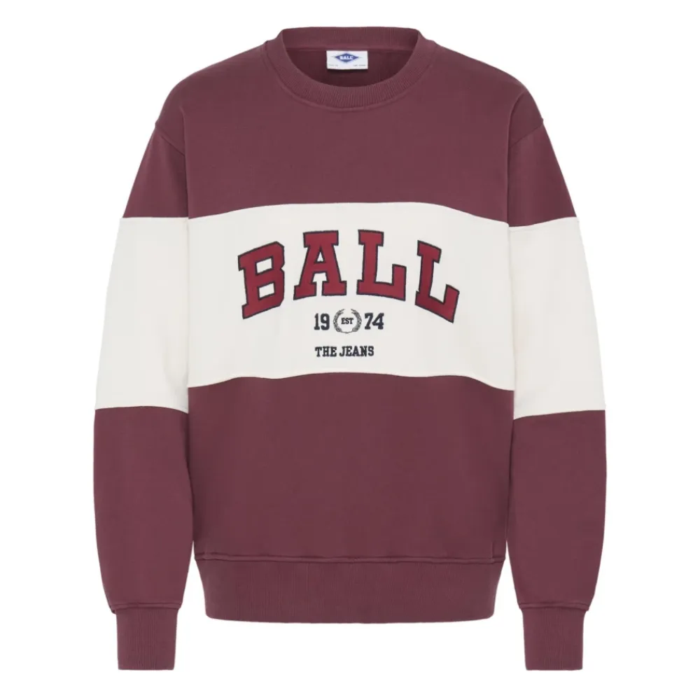 Sweatshirts^Ball BAMONTANA Sweat Brun