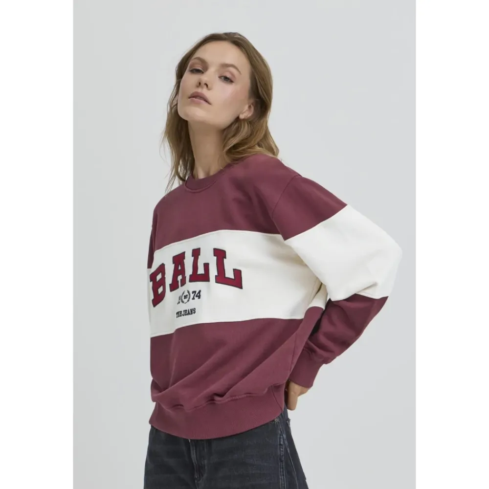 Sweatshirts^Ball BAMONTANA Sweat Brun