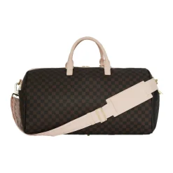 Rejsetasker<SPRAYGROUND Bandolero Nouveau Duffle Taske Check Brun