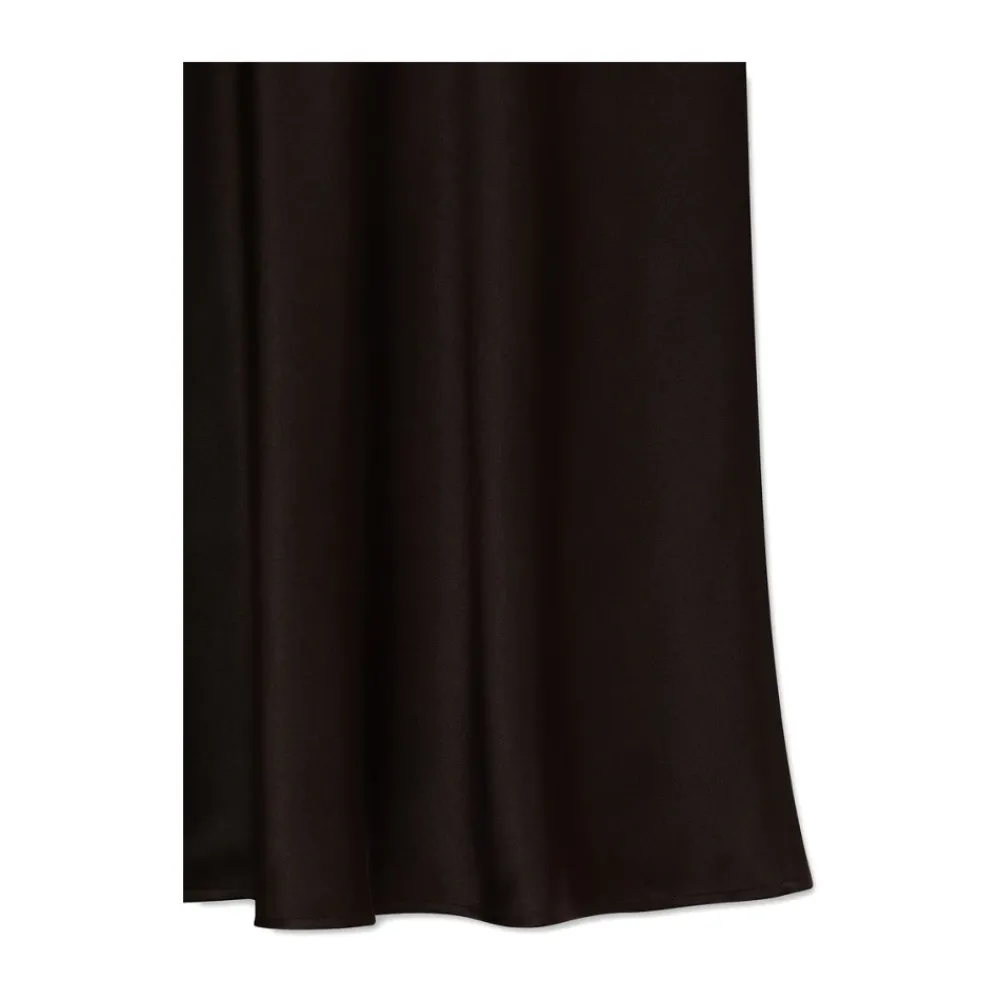 Nederdele^Anine Bing Bar Silk Skirt Brun