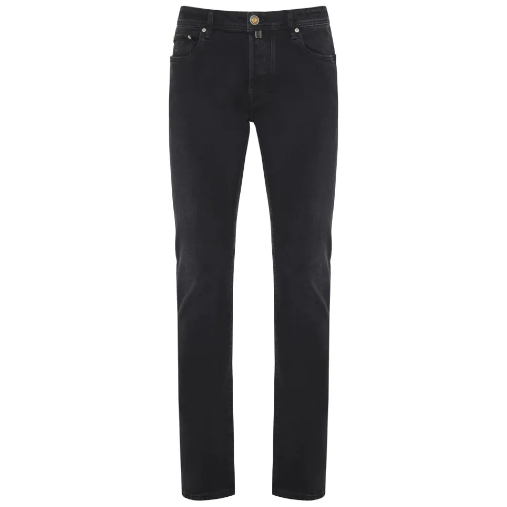 Jeans<Jacob Cohën Bard Jeans med japansk stof Sort