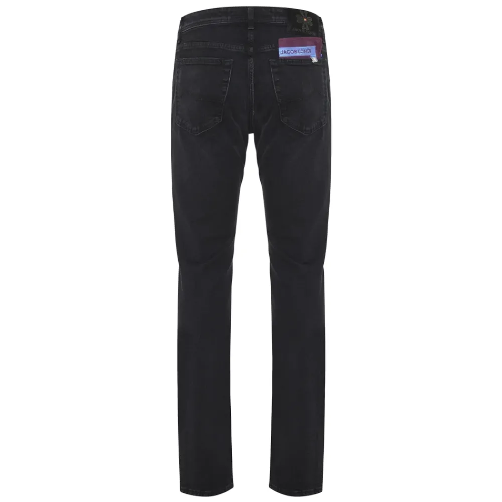 Jeans<Jacob Cohën Bard Jeans med japansk stof Sort