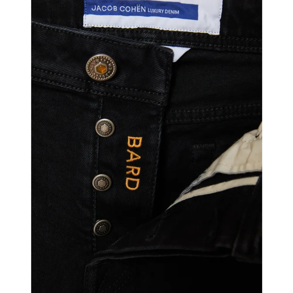 Jeans<Jacob Cohën Bard Jeans med japansk stof Sort