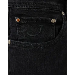 Jeans<Jacob Cohën Bard Jeans med japansk stof Sort