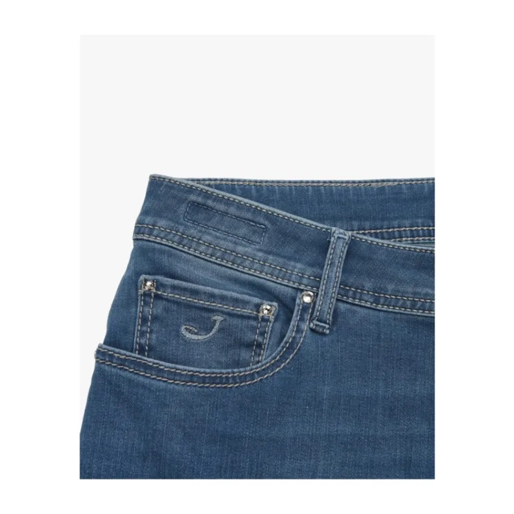 Jeans^Jacob Cohën Bard Slim Fit Jeans Blå