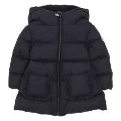 Jakker<Moncler Barend Hætteforet Dunjakke Sort
