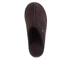 Hjemmesko^Warmbat Barron Herre Suede Hjemmesko Brun