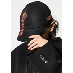 Huer, Kasketter & Hatte^Balenciaga Baseball Cap Sort