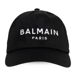 Huer & Kasketter<Balmain Baseball Cap Sort