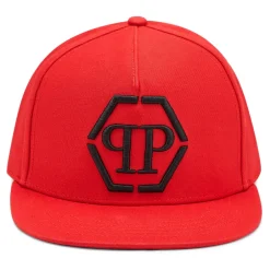 Huer & Kasketter^Philipp Plein Baseball Cap Hexagon Rød