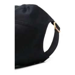 Huer, Kasketter & Hatte<Gucci Baseballkasket med broderet logo Blå