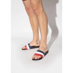 Sandaler<Moncler Basile Rubber Slides Blå