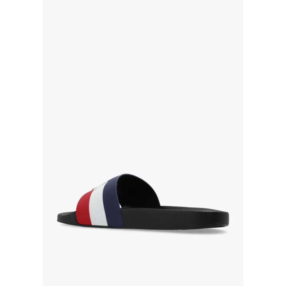 Sandaler<Moncler Basile Rubber Slides Blå
