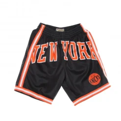 Træningsbukser & Tights<Mitchell & Ness Basketball shorts mandba stort ansigt sprængt mode korte hårdttræ klassikereeykni Sort