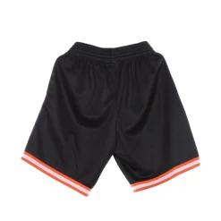 Træningsbukser & Tights<Mitchell & Ness Basketball shorts mandba stort ansigt sprængt mode korte hårdttræ klassikereeykni Sort