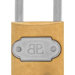 Tilbehør Til Tasker^Balenciaga BB Padlock Charm Gul