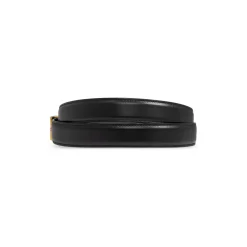 Bælter^Balenciaga BB Thin 25 Belt Sort