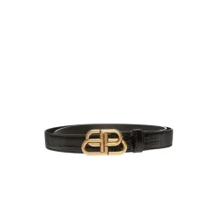 Bælter^Balenciaga BB Thin Belt Sort