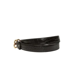 Bælter^Balenciaga BB Thin Belt Sort