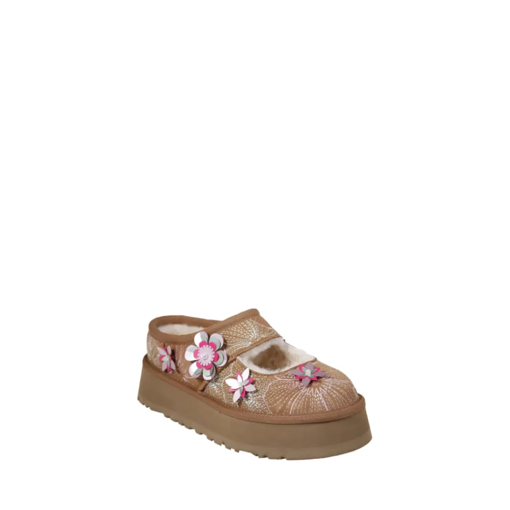 Hjemmesko^UGG Bea Mary Jane Meadow Brun