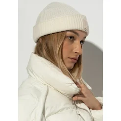 Huer & Kasketter<Moncler Beanie Beige