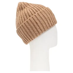 Huer & Kasketter^UGG Beanie med logo patch Beige