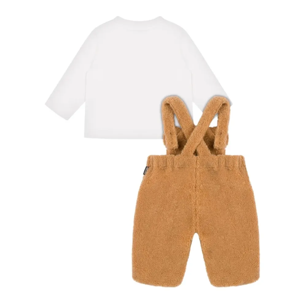 Bodystocking & Sæt^Moschino Bear Appliqué Langærmet Sæt Brun