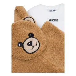 Bodystocking & Sæt^Moschino Bear Appliqué Langærmet Sæt Brun