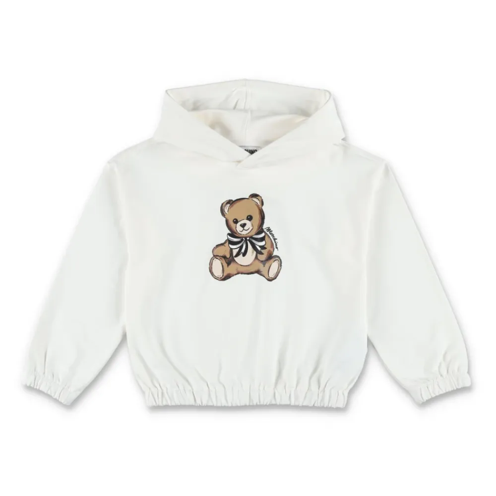 Bodystocking & Sæt<Moschino Bear Print Hoodie Leggings Sæt Hvid