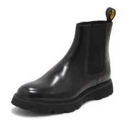 Chelsea Boots<Doucal's Beatles Chelsea Boots, Lavet i Italien Sort