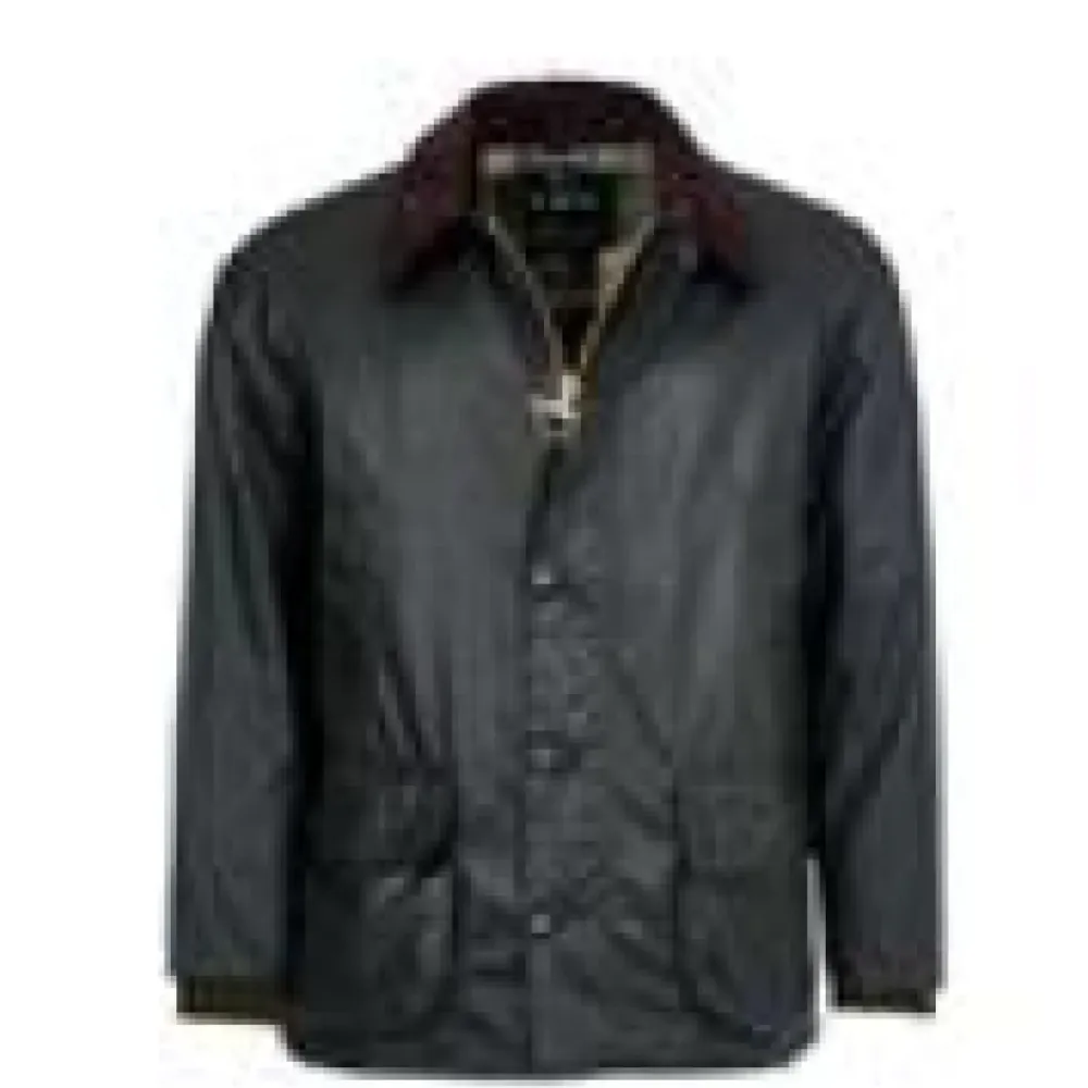 Regntøj<Barbour Bedale Wax Jacket Grøn