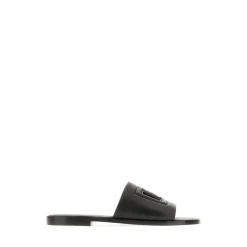 Sandaler<Dolce & Gabbana Behagelige Sandaler til Hverdagsbrug Sort