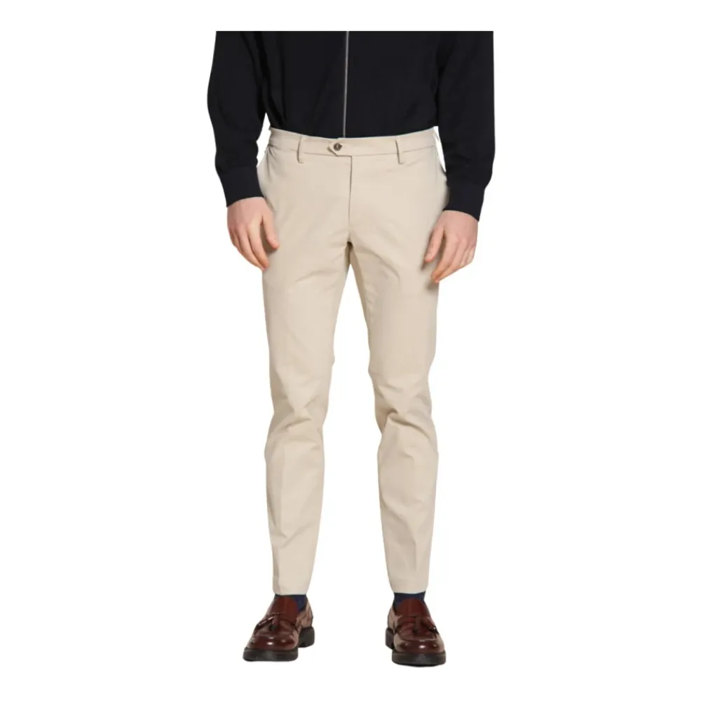Bukser<Mason's Chino Bukser i Regular Fit Beige