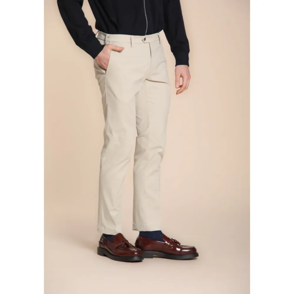 Bukser<Mason's Chino Bukser i Regular Fit Beige