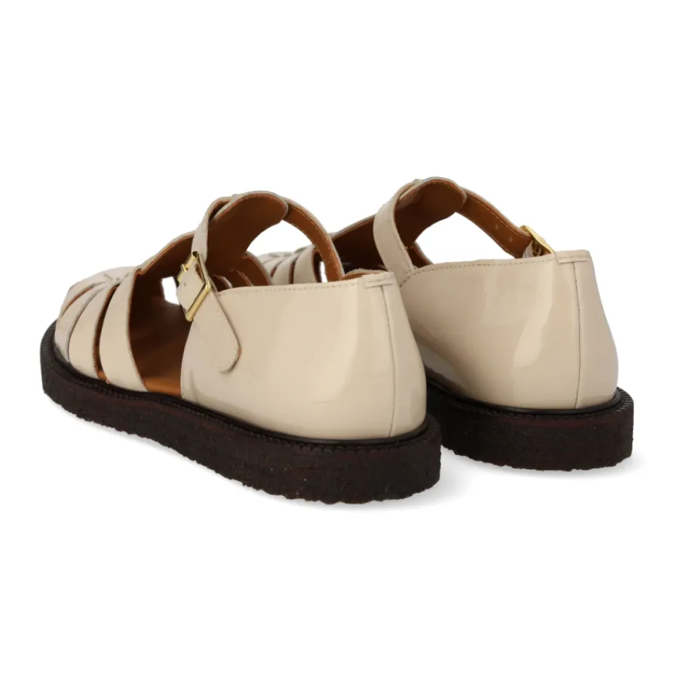 Sandaler^Angulus Fisherman's Sandal med Spænde Beige