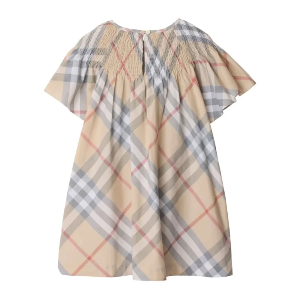 Kjoler & Nederdele^Burberry Kjole med Flæseærmer Beige