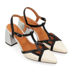 Pumps|Stiletter<Chie Mihara Beige læder højhælet sandal Acatia Multifarvet