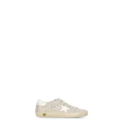 Sneakers<Golden Goose Læder Sneakers med Stjernedetalje Beige