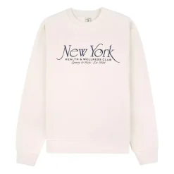 Sweatshirts^Sporty & Rich Logo Sweatshirt Rund Hals Beige