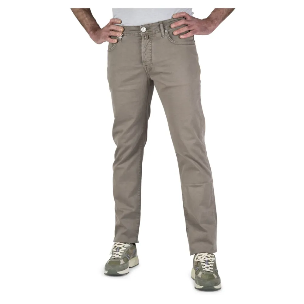 Jeans<Jacob Cohën Beige 5-lomme herrebukser Grå