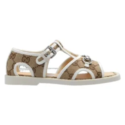 Sandaler<Gucci Monogram Sandaler Beige