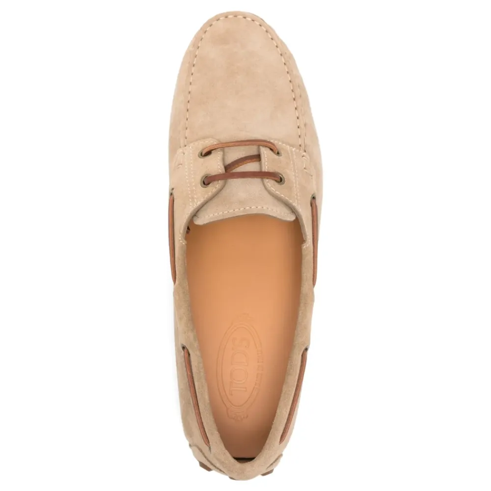 Sejlersko^Tod's Ruskind Flade Sko Beige
