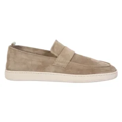 Loafers<Officine Creative Suede Loafers Beige