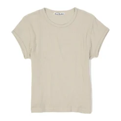 T-Shirts^Acne Studios T-shirt til kvinder AW24 Beige