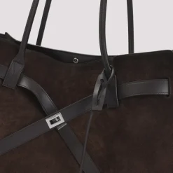 Indkøbstasker<Balenciaga Bel Air Tote Bag Large Brun
