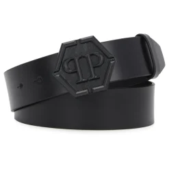 Bælter<Philipp Plein Belt Hexagon Sort
